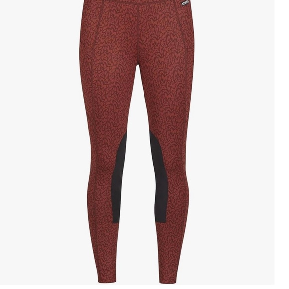 Kerrits Momentum Pocket Equestrian Tights Leggings Cinnabar Wildwood Size XS - Picture 1 of 6